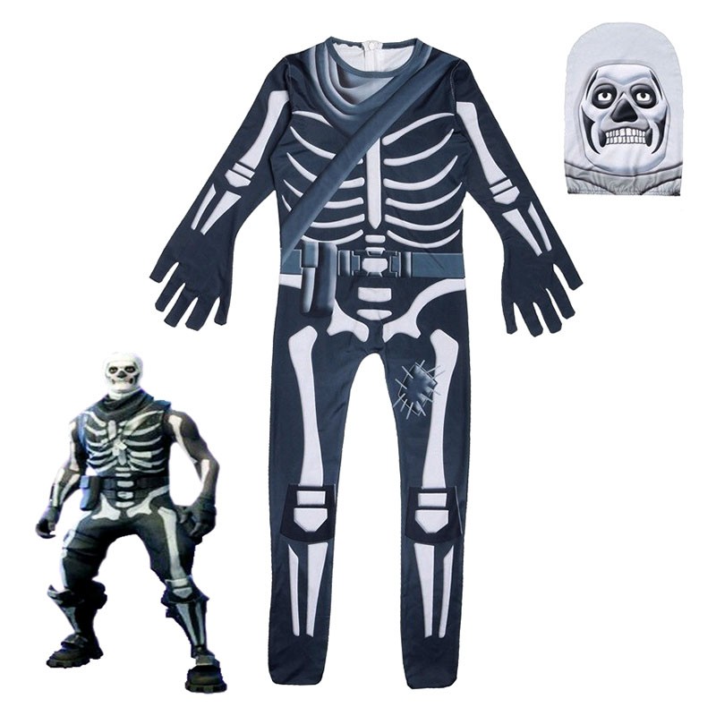 deguisement fortnite enfant skin skull trooper - fortnite deguisement