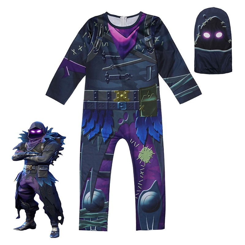 deguisement fortnite enfant skin corbeau raven - fortnite corbeau gratuit